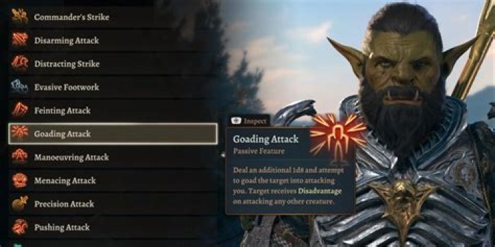 Goading Attack Maneuver