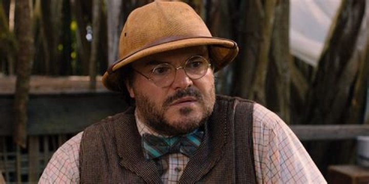 Jack as the professor in Jumanji Welcome To The Jungle