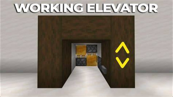 Minecraft Guide - How to Make a Working Elevator